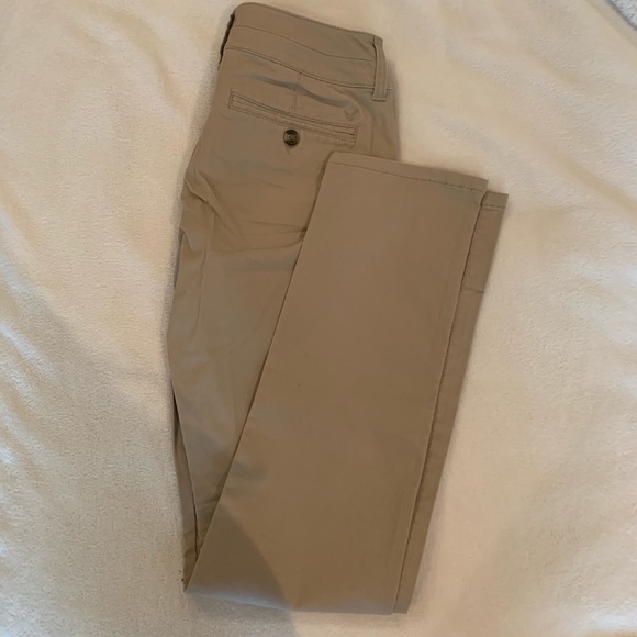 American Eagle Khaki Skinny Jean Size 0 - Picture 4 of 4
